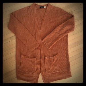 BDG rusty orange cardigan
